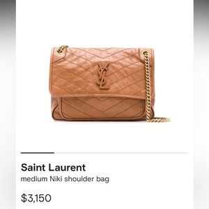 Saint Laurent med Niki shoulder bag